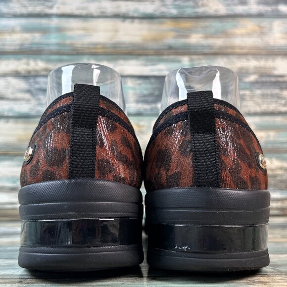 Bzees Loafer Womens 9M Brown Leopard Print Slip On Comfort Shoes Cushioned Rosie - Picture 5 of 11